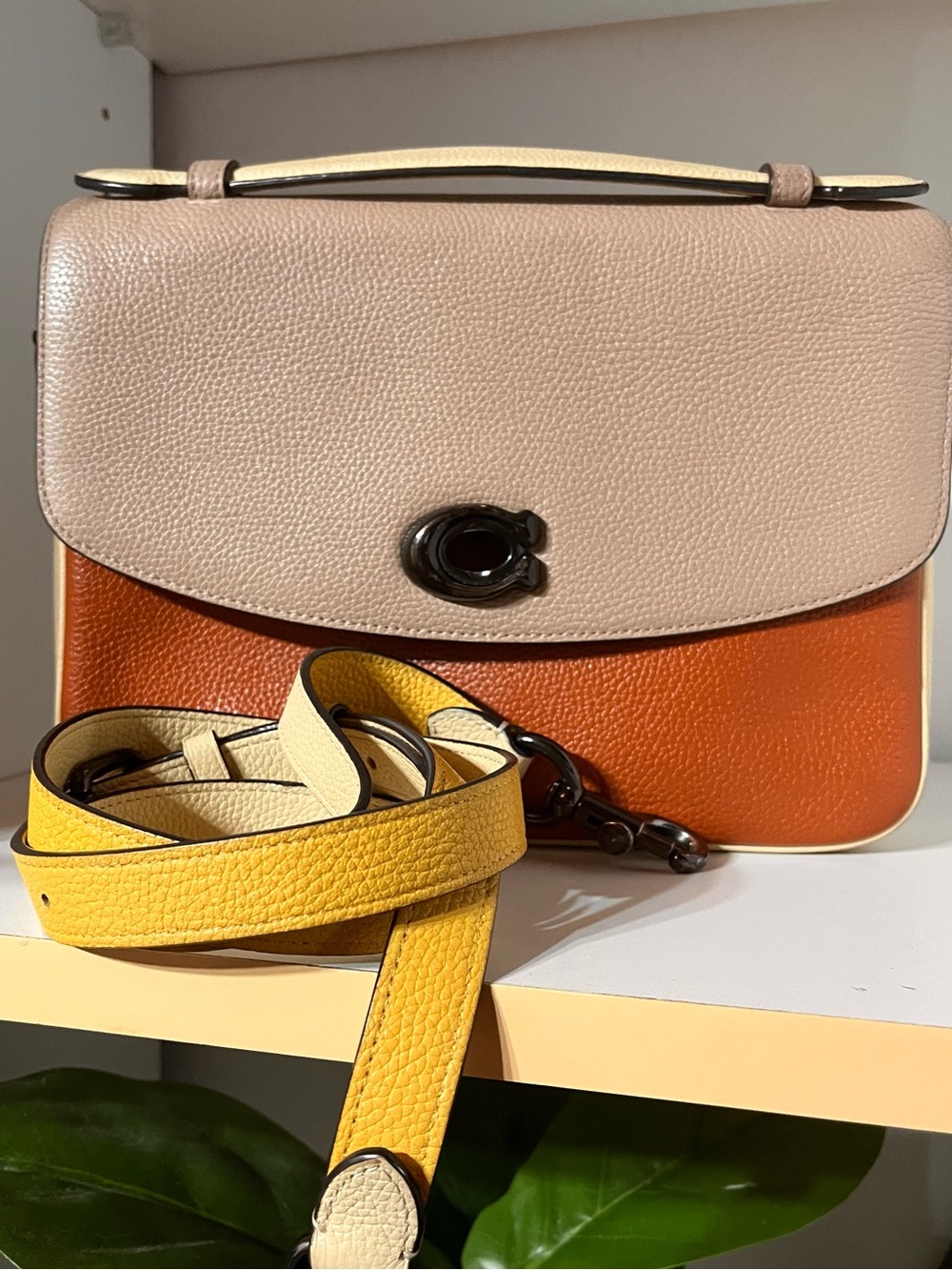 '19 Coach Cassie Color Block Crossbody Bag Style 69524